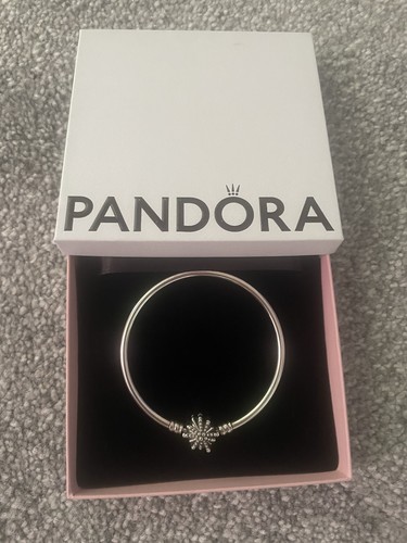 Pandora snowflake bangle - bangle, 925