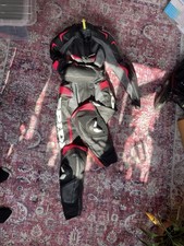 Spidi Ladies Motorcycle 1 Piece Suit - 44 (fits Uk 10) Pink/black/grey