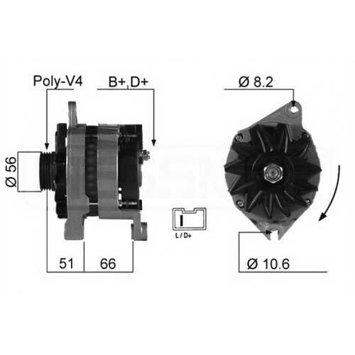 Alternator for citroen - alternator,