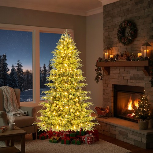 Pre lit hinged xmas - ft,