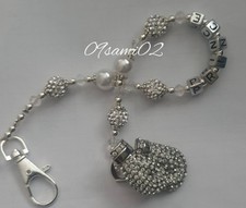 Personalised Bling Dummy Clip