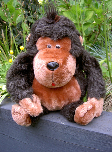 Vintage gorilla plush cuddly - vintage,