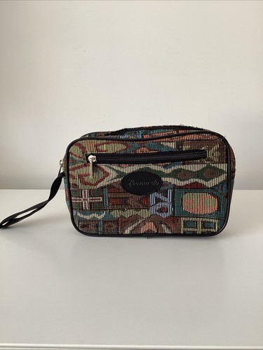 Vintage tapestry toiletry - tapestry,