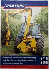 Bomford 3 Point Mounted Flail Mowers Single Sheet Brochure, B71M & B80 M
