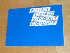 Fiat 124 Sport Coupe Brochure