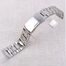 High Premium Solid Stainless Steel Watch Strap Band Mens Metal Bracelet 14-24mm