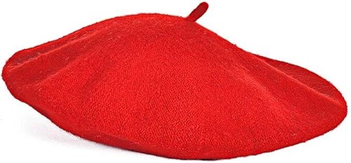 Plain beret hat wool autumn - beret,