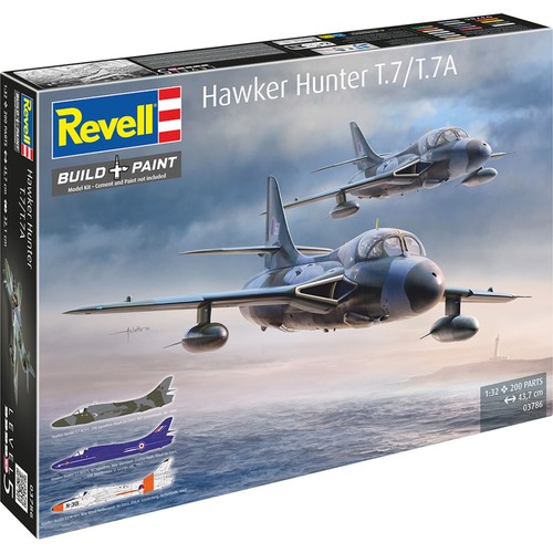 Revell hawker hunter t 7a - hunter, t.7/t.7a