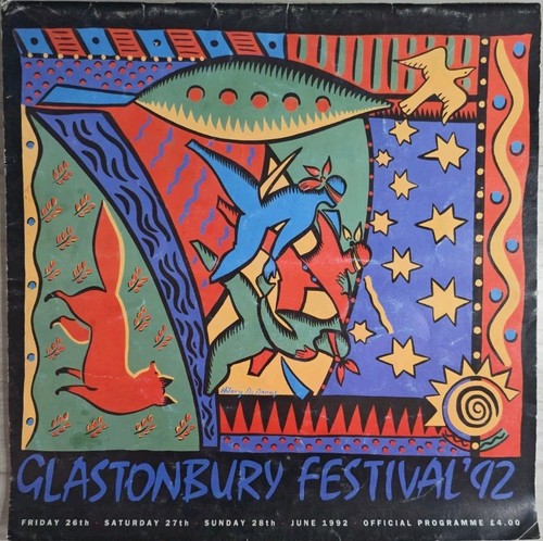 Glastonbury festival 92 - festival, '92