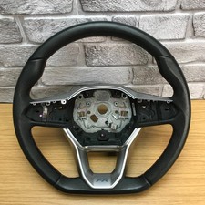Genuine SEAT Leon 5FA black leather, FR steering wheel. DSG type.  15A