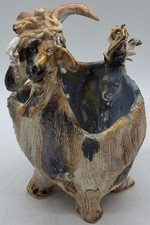 Handmade Studio Pottery Goat