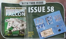 DEAGOSTINI BUILD THE STAR WARS MILLENNIUM FALCON - ISSUE 58  - MAG & PART - NEW