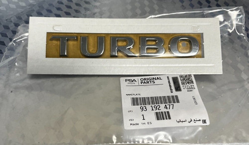 Original opel vauxhall turbo - opel,