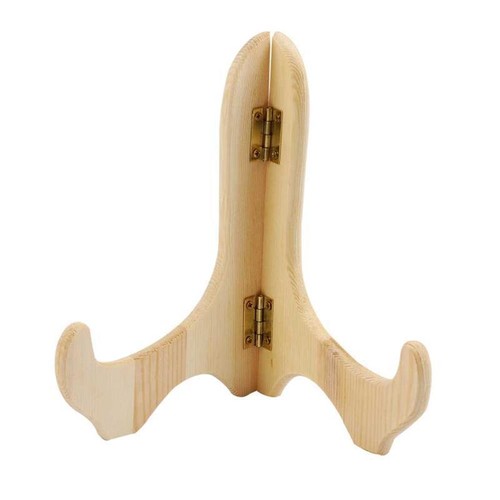17cm wooden dish holder stand - 17cm,