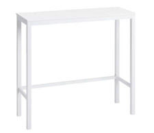 Toby 2 Seater Bar Table - White