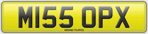 M155 opx number plate - m155,