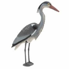 Pond Garden Decoy Plastic Resin Heron Pest Deterrent Large Bird Scarer