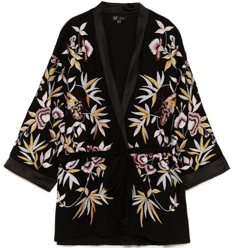 Zara embroidered jacket kimono - embroidered,