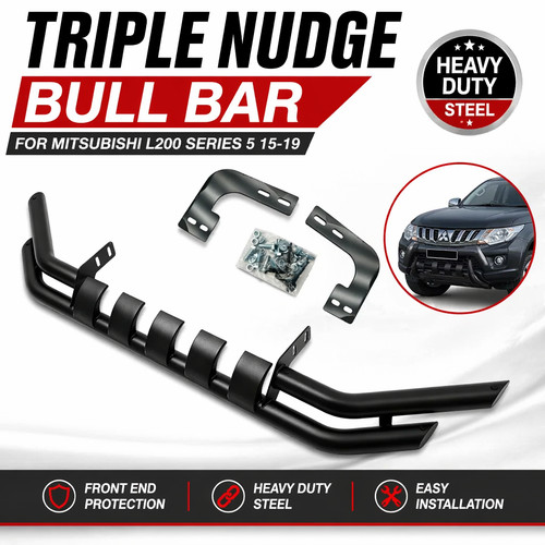 Black triple nudge bull - black,