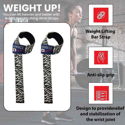 Zebra weight lifting straps - lifting,
