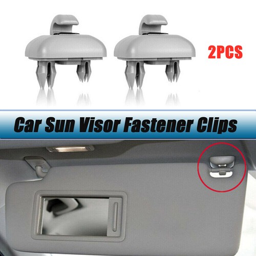 2pcs sun visor clips gray - sun,