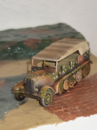 Wwii german sdkfz halftrack - german,