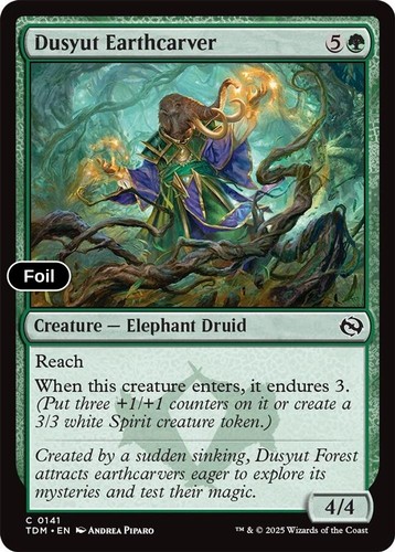Dusyut earthcarver foil - dusyut, foil-