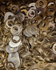 100x Stainless Steel M12 Shim Washers Jewelry, Crafts, Steampunk DIY & More