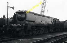 Railway Photo ex SR Battle of Britain 34011 stabled Exmouth Junction shed c1963