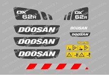 DOOSAN DX62R DIGGER DECAL