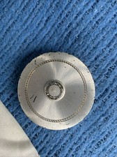 vintage Revlon silver Plated Foundation Makeup compact mirror