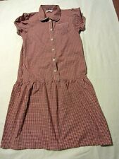 BHS red white check SCHOOL UNIFORM DRESS age 12 - New