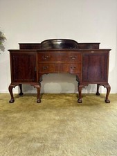 Edwardian mahogany galleried