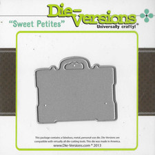 Die-Versions Old Suitcase cutting die for cardmaking, scrapbooking, crafts