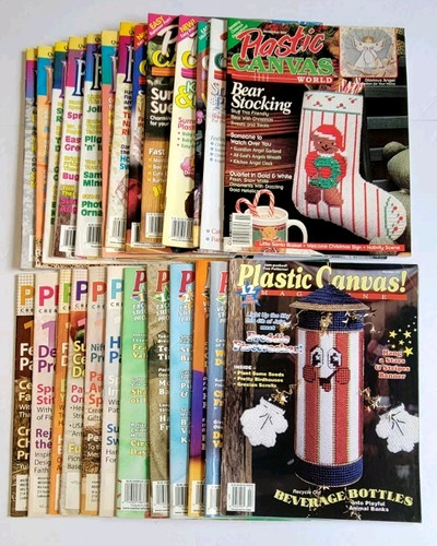 Lot plastic canvas assorted - lot,
