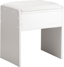 White Dressing Table Stool
