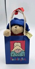 Miniature Paddington Bear Plush In Gift Bag By Eden Toys 1998 - Approx. 5”