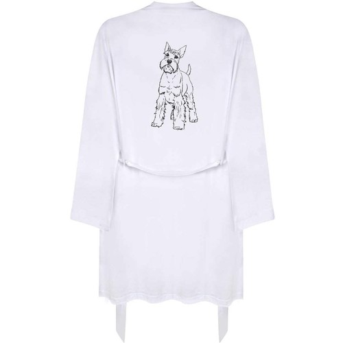 Schnauzer dog dressing gown - dog',