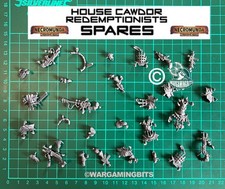 Games Workshop Necromunda House Cawdor Redemptionists Spare Parts Job Lot 40K