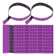  20 Pcs Festival Wristband Vip