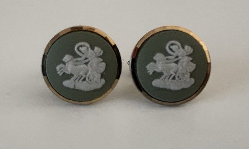 Vintage green jasperware - vintage,