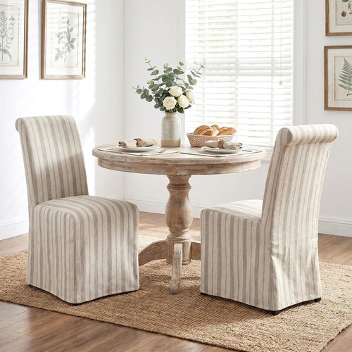 Slipcovered parsons dining - parsons,