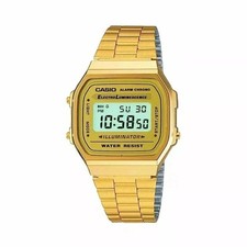 New Casio GoldA168W Digital