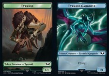 MTG Tyranid/Tyranid Gargoyle Token [Universes Beyond: Warhammer 40,000]