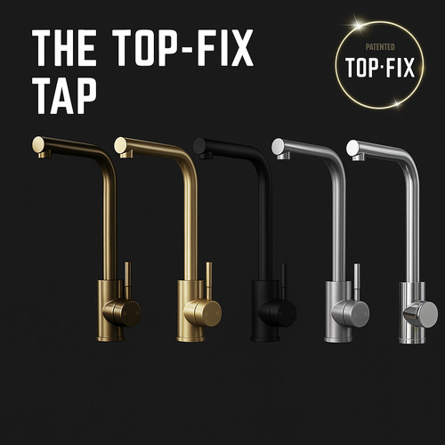 Top fix kitchen mixer tap - top,