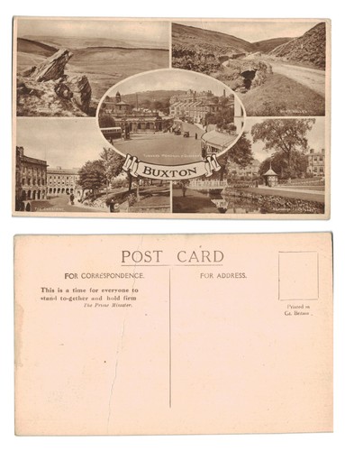 Vintage postcard buxton - vintage,