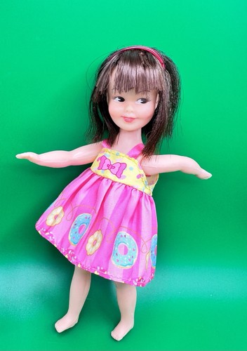 Small doll dress rainbow kate - small,