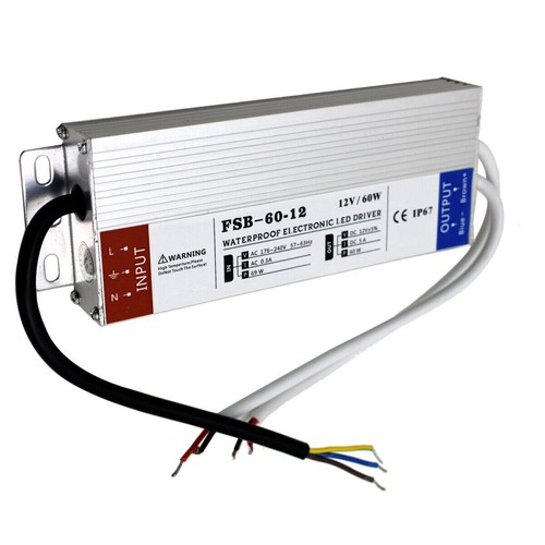 12v 60w led driver power - 12v,