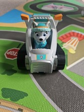 Paw Patrol - Figure and Vehicle Toy Set - Everest and Snowmobile