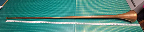 Long copper brass - 49",